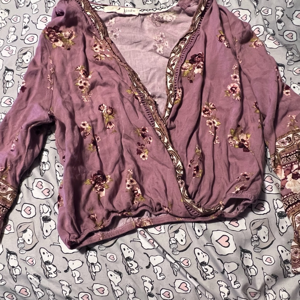 Peasant Blouse Bohemian Style Bell Sleeves